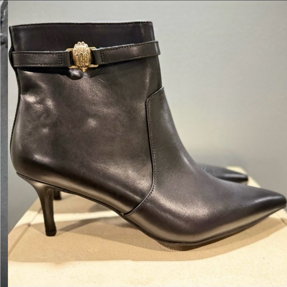 Kurt Geiger London Kensington Flex Leather Boots Black SZ 36 US 6 NWT